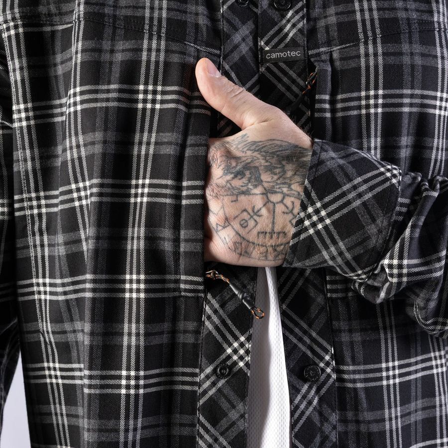 Сорочка "Тайфун" Black/White (9580), 2XL фото