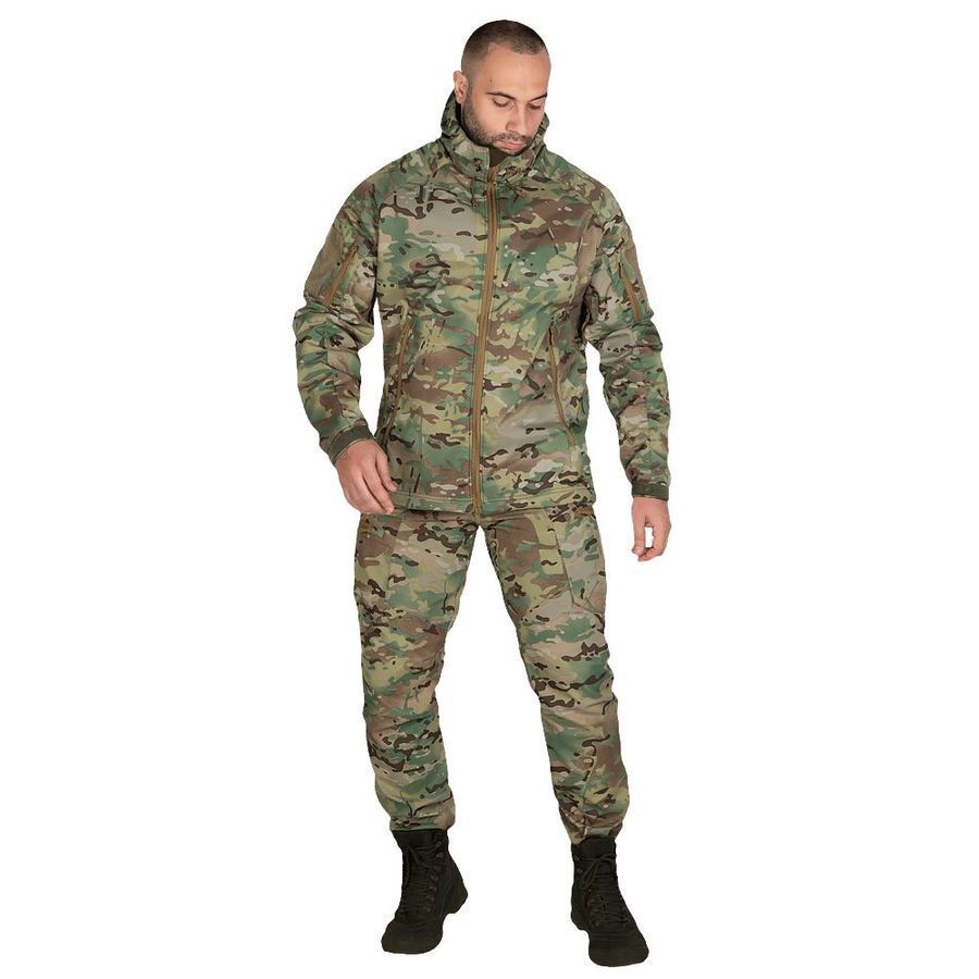Демисезонный костюм военный CM Stalker SoftShell Multicam Camotec фото