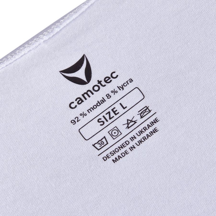 Футболка Modal с принтом белая Camotec фото