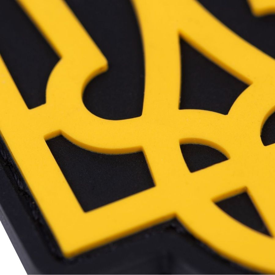 Шеврон Герб фігурний (Чорний) фото