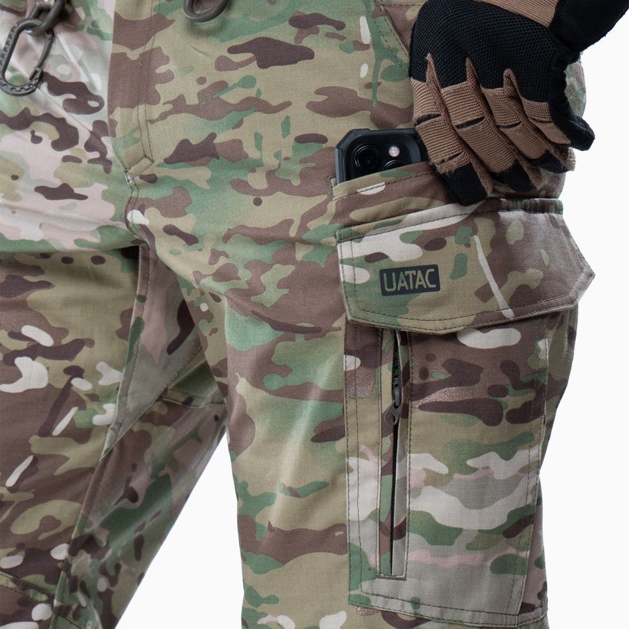 Тактичні демісезонні штани Lite Gen2 MM-25 Twill-Ripstop Мультикам ММ-25 UATAC фото