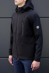 Куртка Softshell BEZET Black blue'18 фото