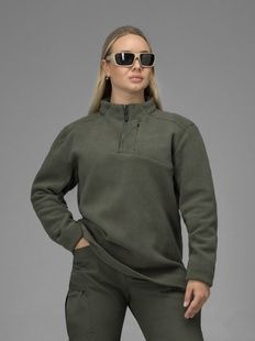 Женская военная тактическая флисовая кофта Frostline хаки BEZET фото