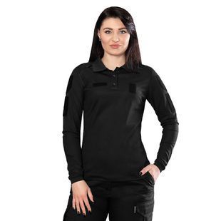 Поло Pani Paladin Long CoolPass Pique LT Черное(8882), XS фото