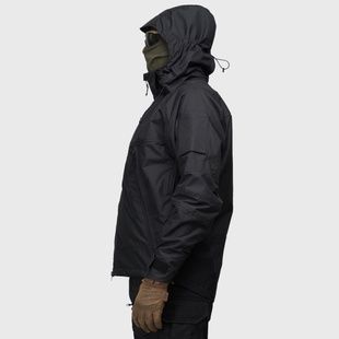 Тактична демісезонна куртка UATAC Black Membrane XXL фото