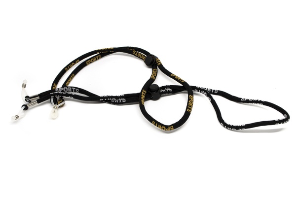 Ремінець для окулярів Sport (black), чорний фото
