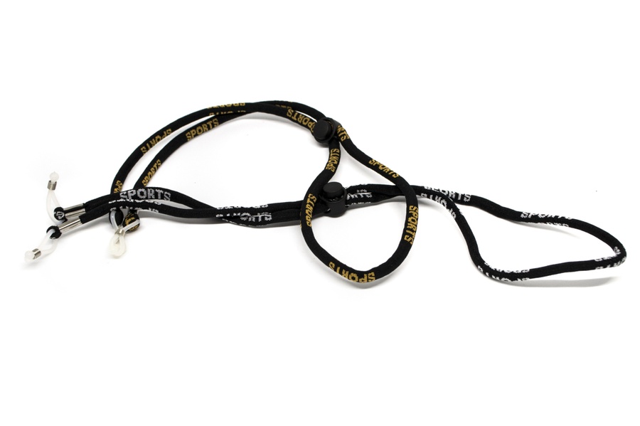 Ремінець для окулярів Sport (black), чорний фото