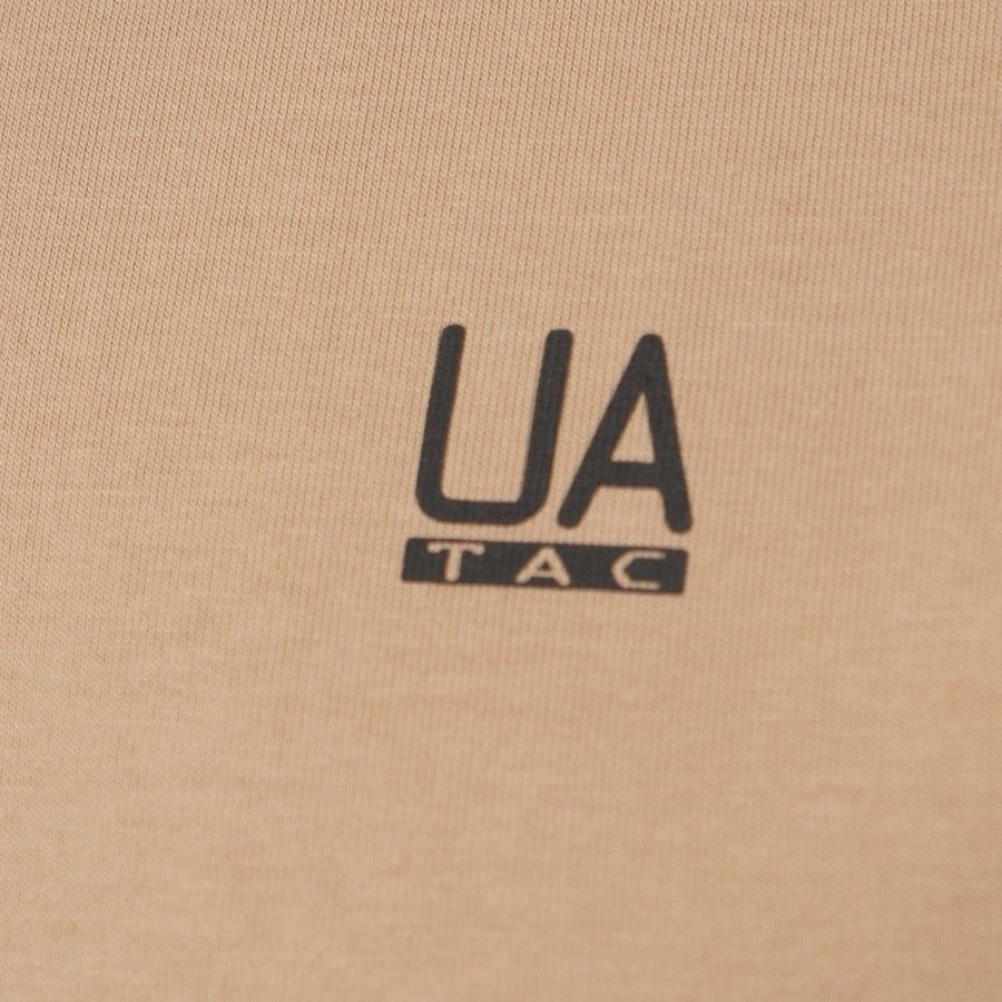 Футболка Бежева з принтом UA | Бежевий UATAC фото