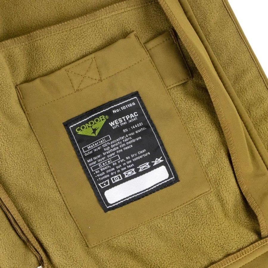 Куртка Condor-Clothing Westpac Softshell Jacket 2XL Coyote brown фото