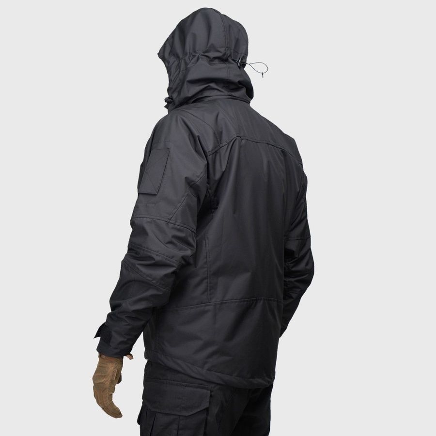 Тактична демісезонна куртка UATAC Black Membrane XXL фото