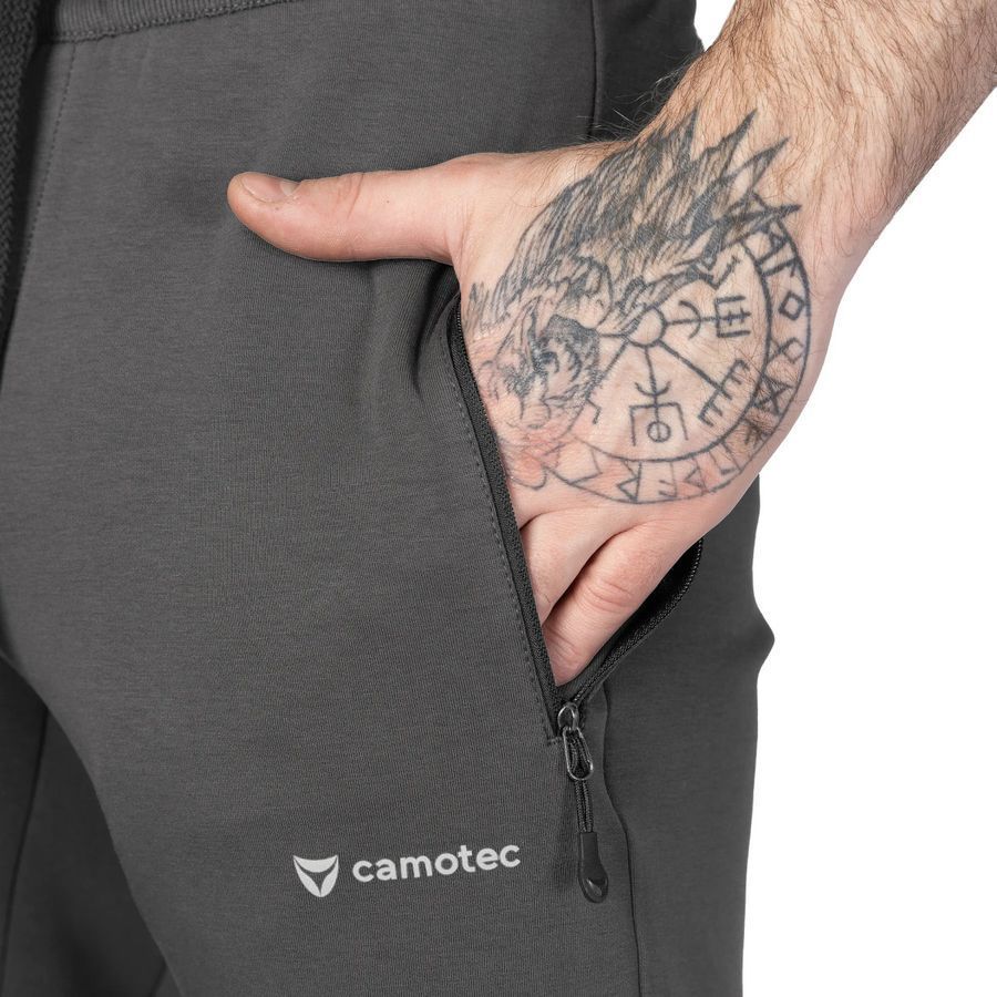 Повседневные летние спортивные брюки FitPro ShapeKnit Графит Camotec фото