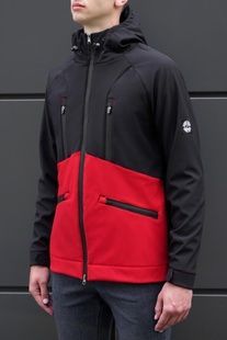 Куртка Softshell BEZET Black red'18 фото