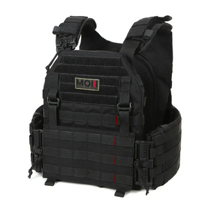 Плитоноска Falcon XL PRO Чорна з функцією швидкого скидання MOLLI фото