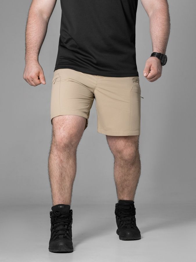 Шорти карго тактичні BEZET Urban пісочний фото