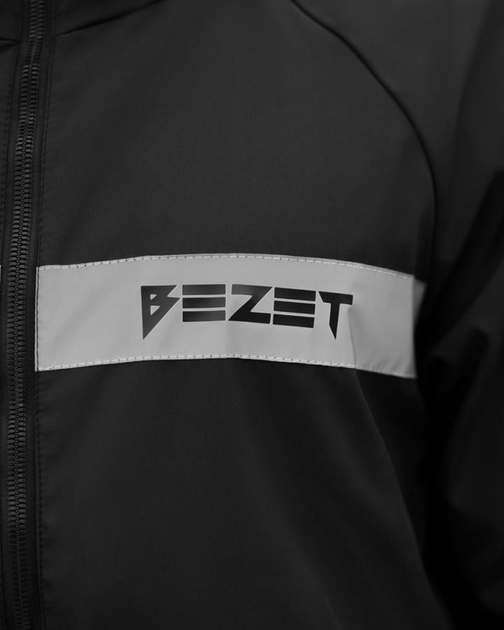 Куртка вітровка BEZET "Твій Ворог" чорний, сірий фото