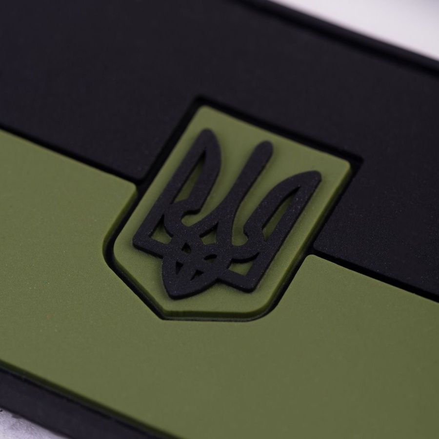 ПВХ патч (шеврон) "Прапор" олива фото