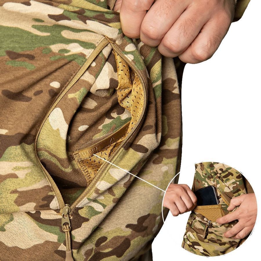 Демисезонный спортивный костюм Basic Zip 2.0 Ribana Multicam (8574), S Camotec фото