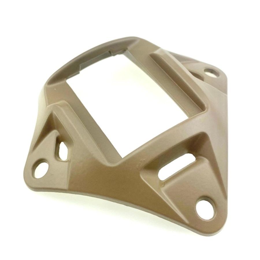 Металлический кронштейн платформа крепления шрауд NVG Mount звезда на шлем, Койот фото