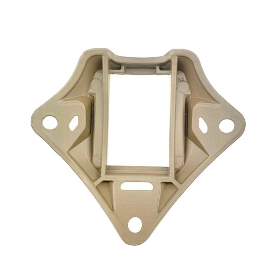 Металлический кронштейн платформа крепления шрауд NVG Mount звезда на шлем, Койот фото