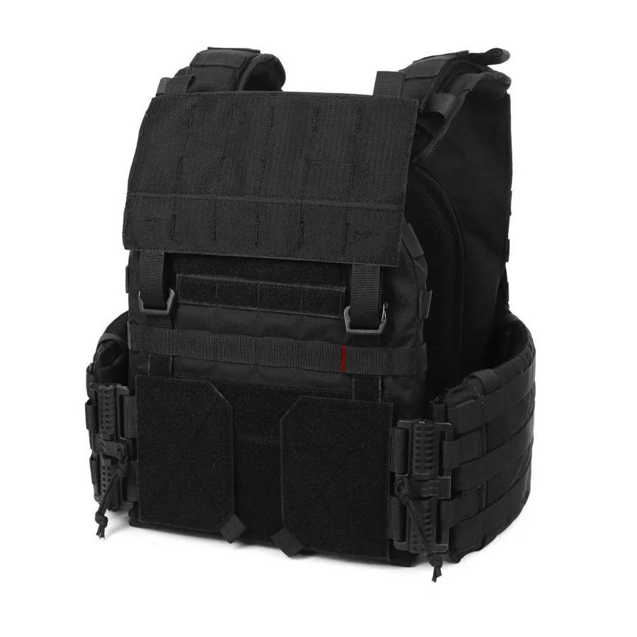 Плитоноска Falcon XL PRO Чорна з функцією швидкого скидання MOLLI фото