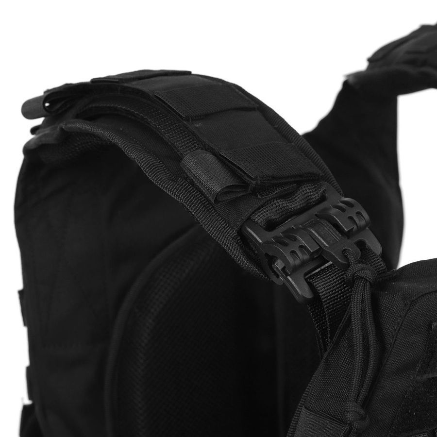 Плитоноска Falcon XL PRO Чорна з функцією швидкого скидання MOLLI фото