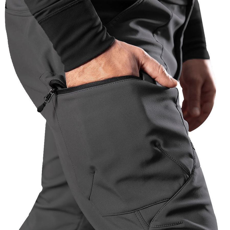 Демисезонный мужской костюм-военный комплект SoftShell Rubicon Vent. Графит Camotec фото