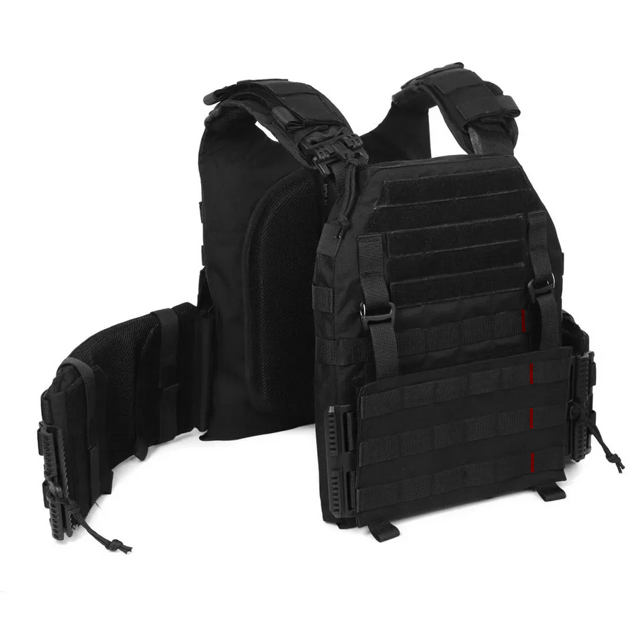 Плитоноска Falcon XL PRO Чорна з функцією швидкого скидання MOLLI фото