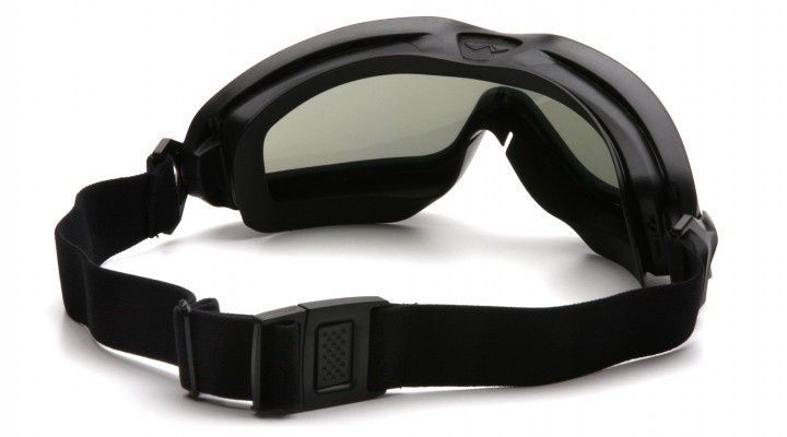 Захисні окуляри Pyramex V2G-Plus (XP) (gray) Anti-Fog, чорні фото