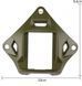 Металлический кронштейн платформа крепления шрауд NVG Mount звезда на шлем. фото 1