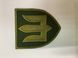 Шеврон-патч Герб Трезубец хаки-зеленый на липучке фото 6