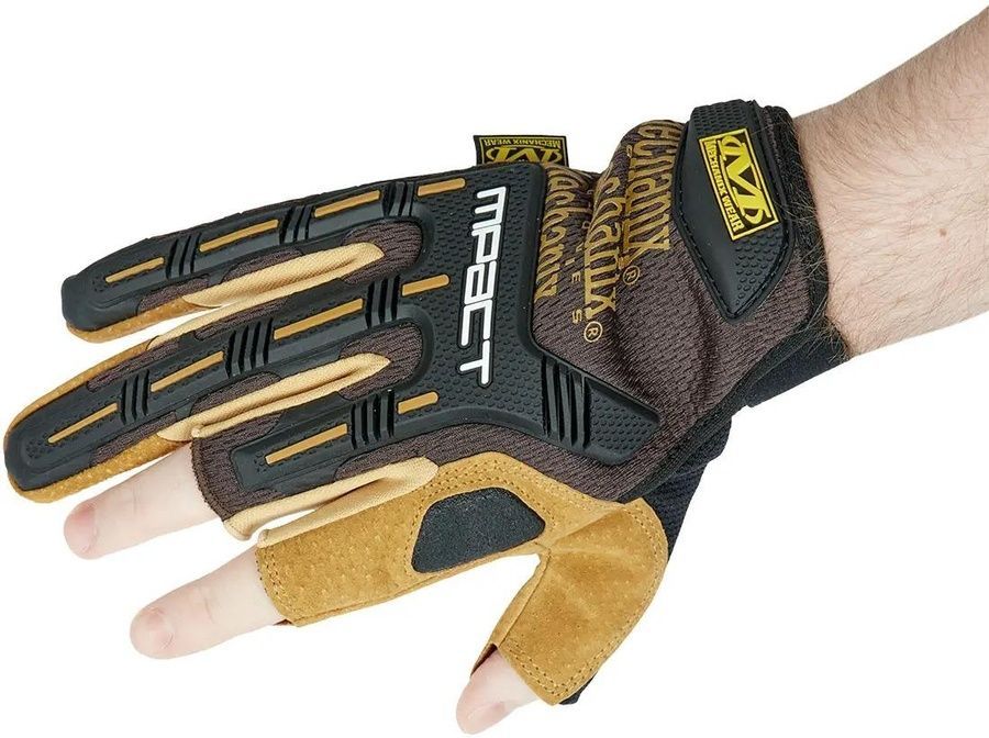 Рукавиці коричневі Mechanix M-Pact Framer фото
