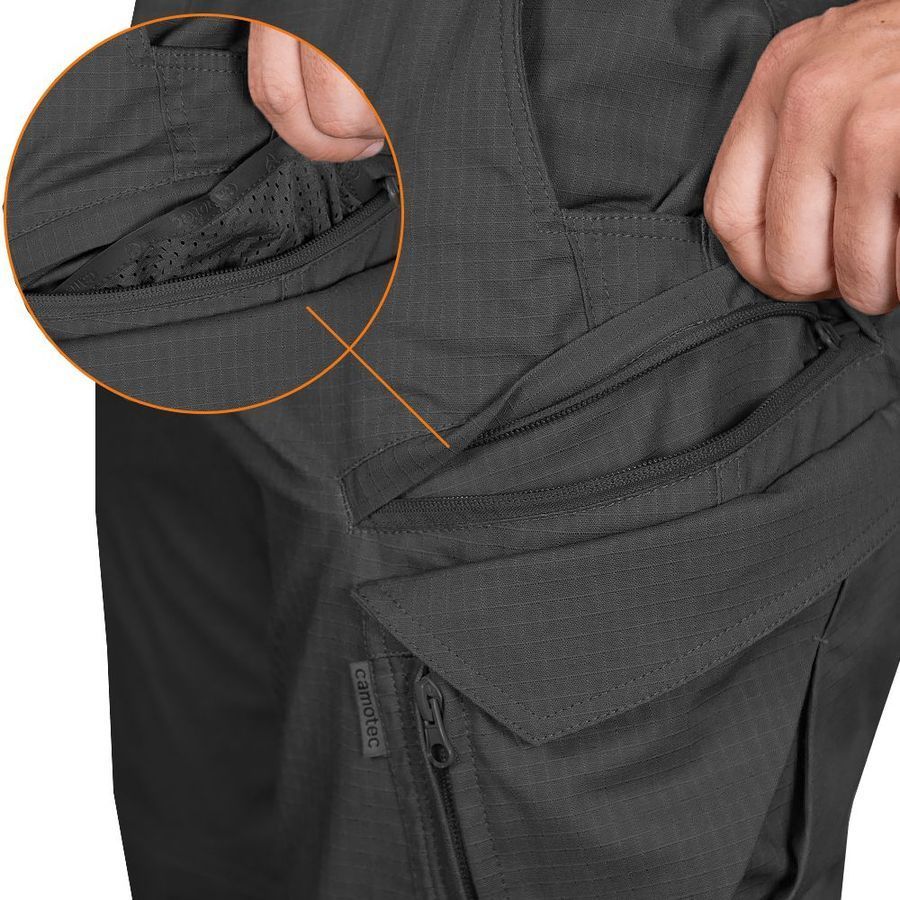 Штани Герць Rip-Stop Stretch Чорні фото Штани Герць Rip-Stop Stretch Чорні фото