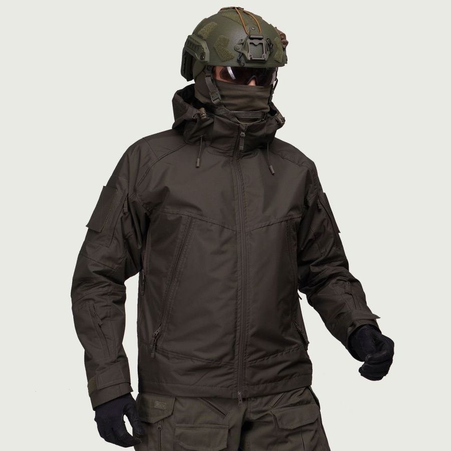 Тактична демісезонна куртка UATAC Olive Membrane XL фото Тактична демісезонна куртка UATAC Olive Membrane XXL фото