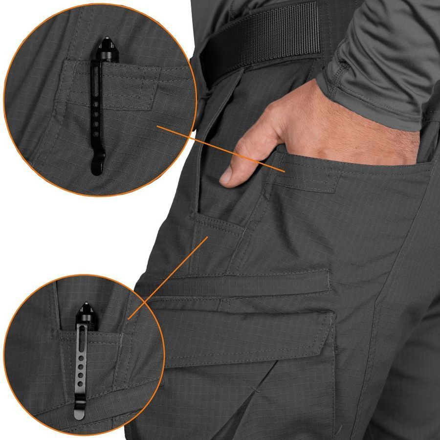 Штани Герць Rip-Stop Stretch Чорні фото Штани Герць Rip-Stop Stretch Чорні фото