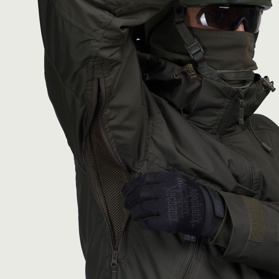 Тактична демісезонна куртка UATAC Olive Membrane XL фото Тактична демісезонна куртка UATAC Olive Membrane XXL фото