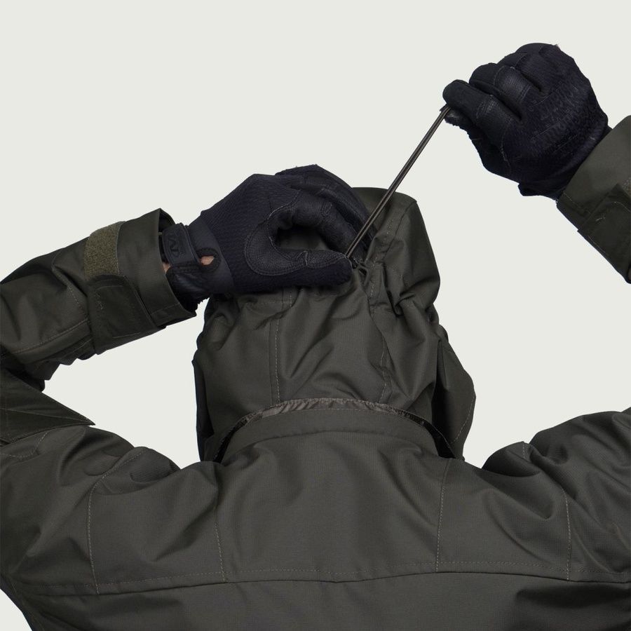 Тактична демісезонна куртка UATAC Olive Membrane XL фото Тактична демісезонна куртка UATAC Olive Membrane XXL фото