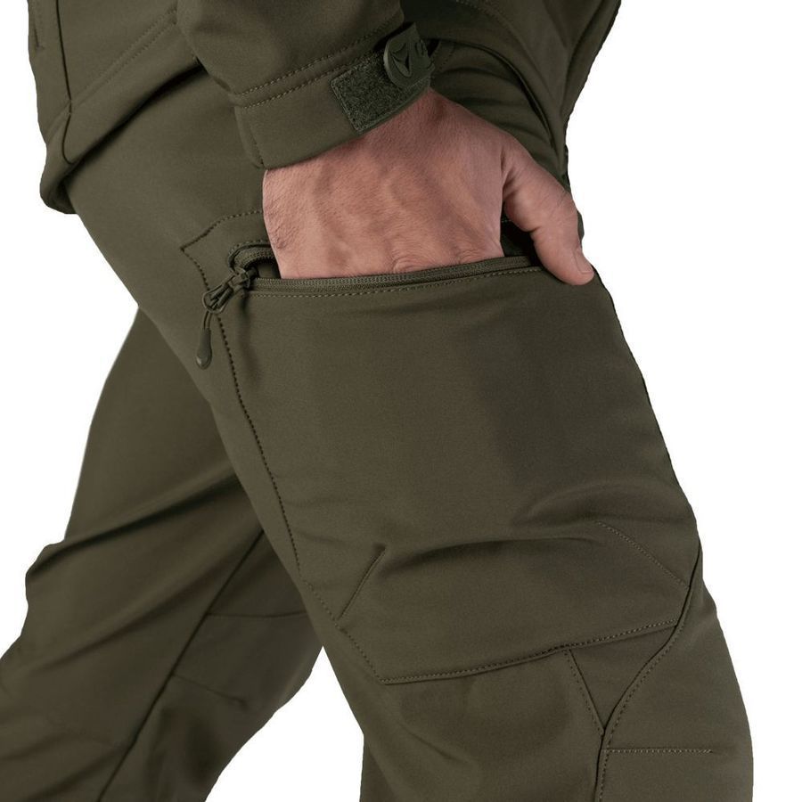 Демісезонний костюм військовий Stalker SoftShell Олива Camotec фото
