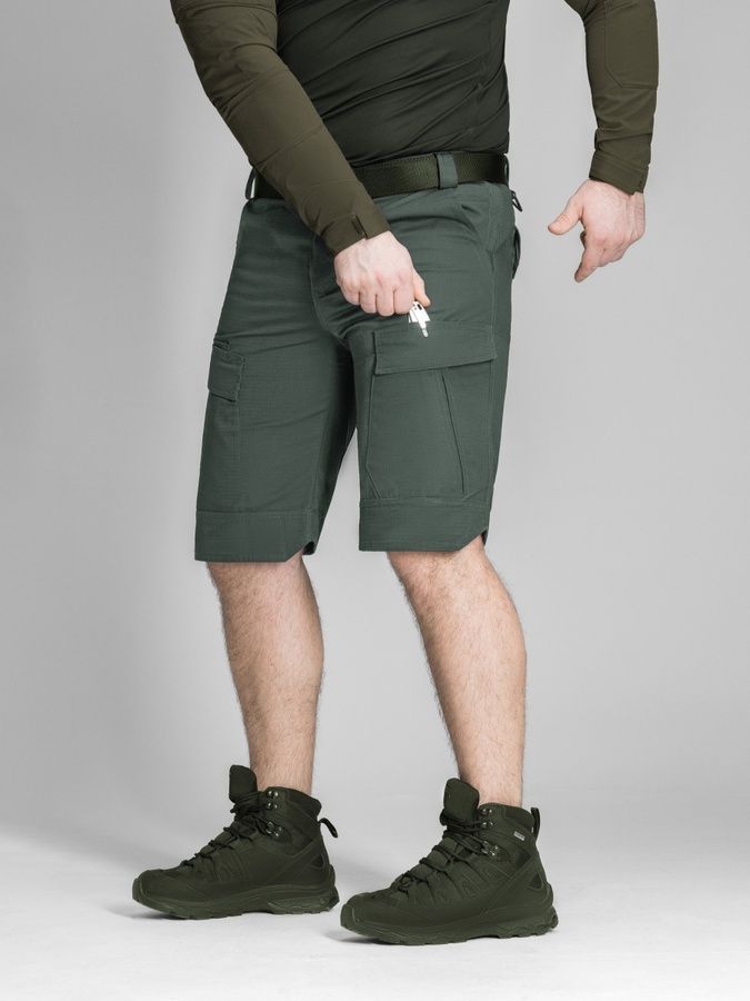 Шорти карго тактичні BEZET Military хакі фото