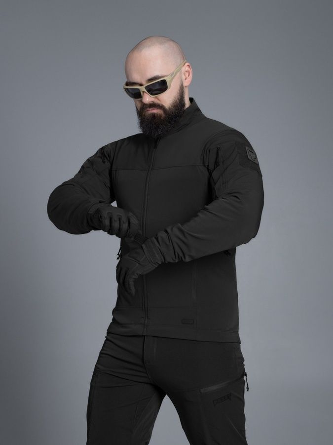Куртка ветровка BEZET Force черный фото