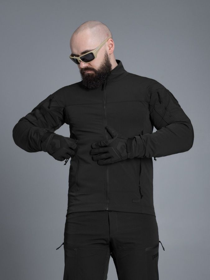 Куртка ветровка BEZET Force черный фото