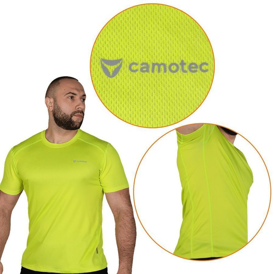 Футболка Chiton CoolPass Antistatic лимонна Camotec фото