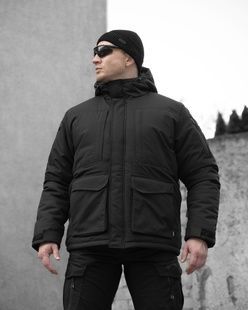 Куртка тактическая зимняя BEZET SnowPatrol черный фото