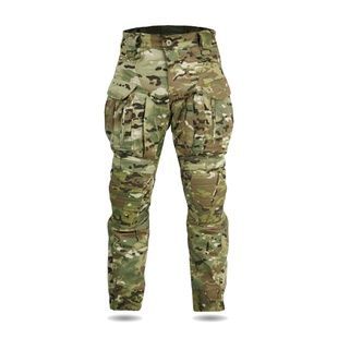 Тактические штаны с наколенниками Kalista Military Full-Pro рип-стоп мультикам фото