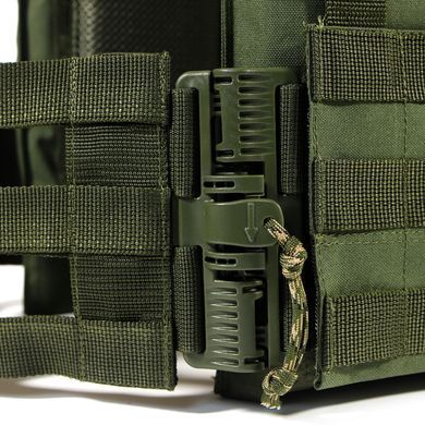 Плитоноска Січ зі швидким скиданням олива (PLATE CARRIER) MOLLI фото