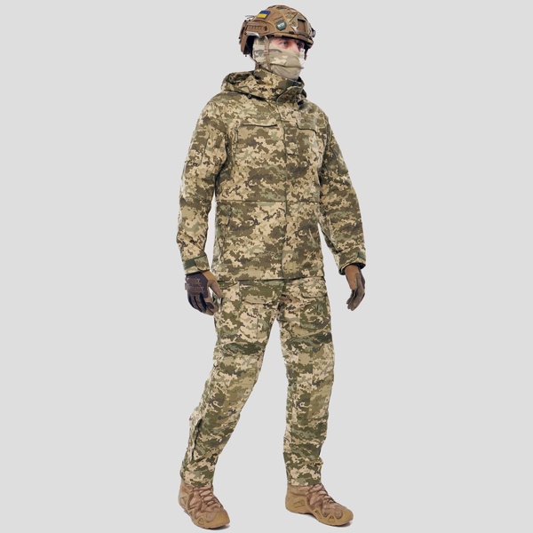 Комплект військової форми штани Gen 5.4 + куртка Gen 5.3 UATAC Піксель mm14 фото