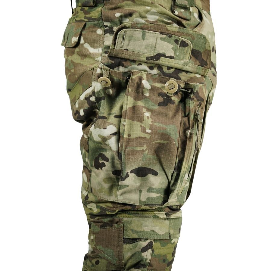 Тактические штаны с наколенниками Kalista Military Full-Pro рип-стоп мультикам фото