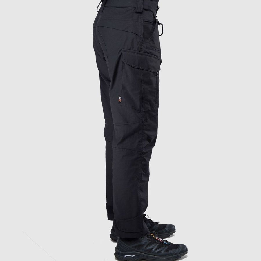 Тактичні штани Lite Flexible UATAC Чорні (Black) XS фото