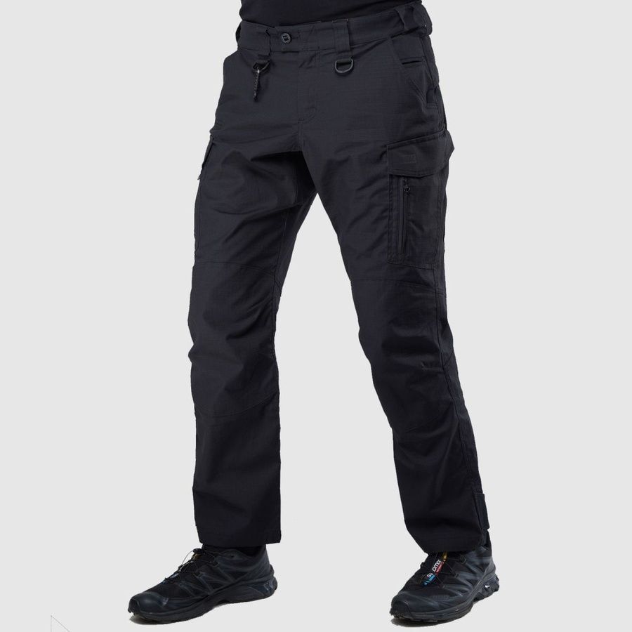 Тактичні штани Lite Flexible UATAC Чорні (Black) XS фото