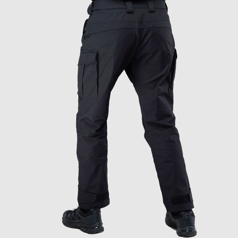 Тактичні штани Lite Flexible UATAC Чорні (Black) XS фото