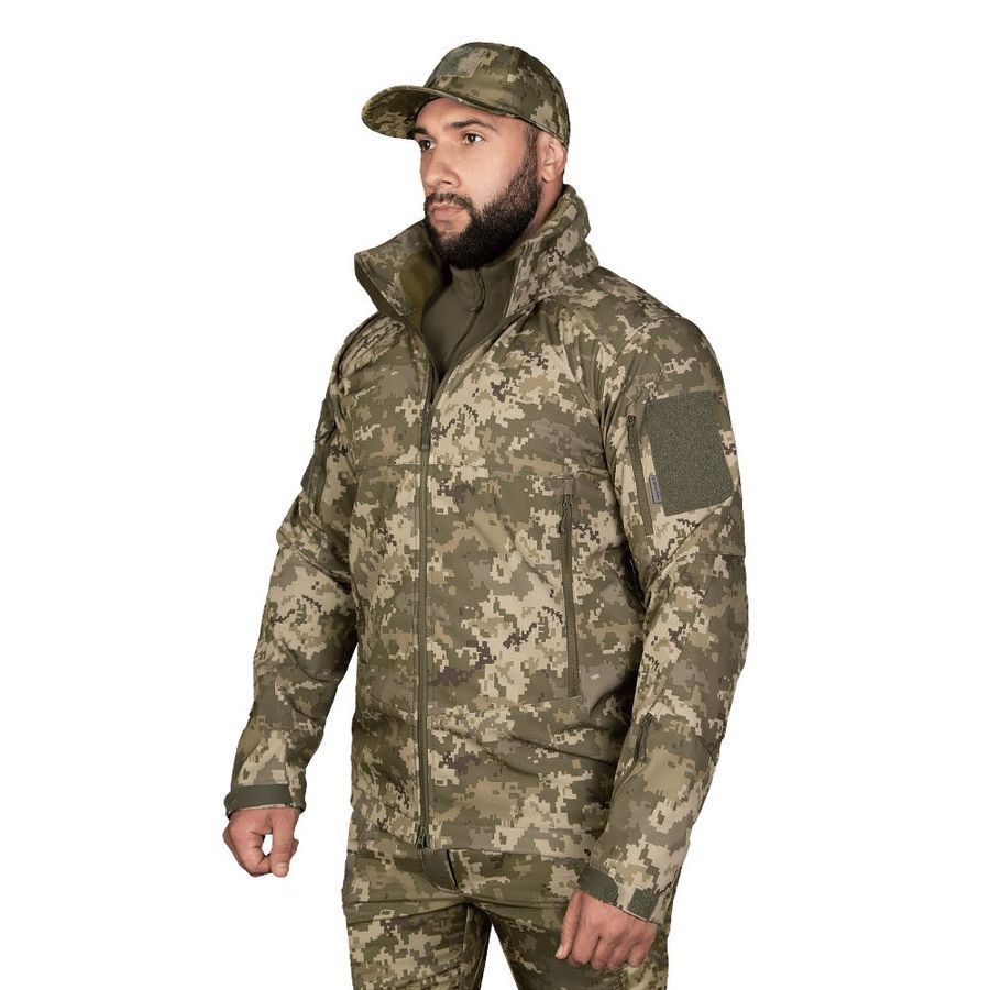 Куртка тактическая демисезонная Phantom System Пиксель ММ14 Camotec фото